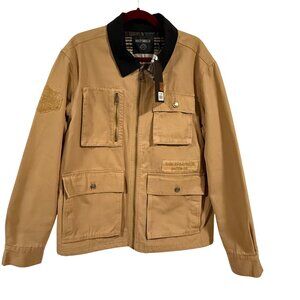 Harley-Davidson California Men's Woven Tan Jacket Size L NWT